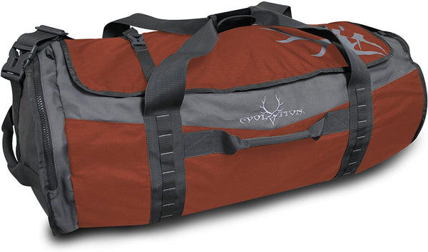 Evolution Outdoor Design Big Mouth Barrel Duffel Gear Go Bag - Medium 24" Orange