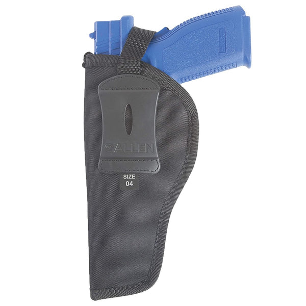 Allen Cortez Nylon Belt Hip Holster with Sight Guard Size 04 - 4.5" to 5" Barrel