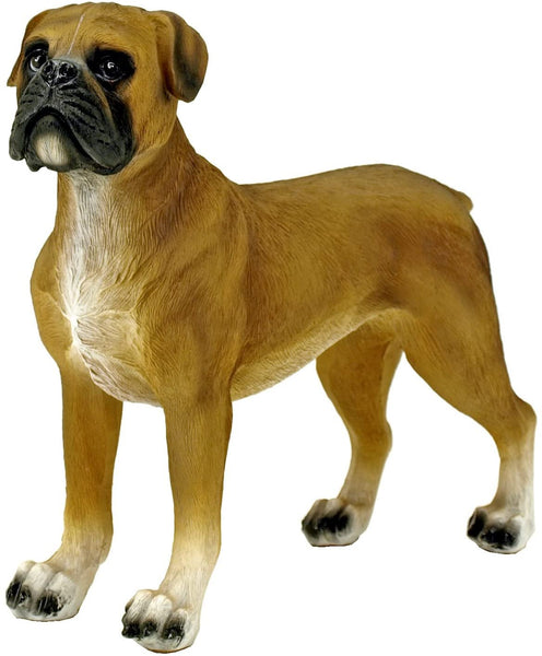 Boxer Puppy Dog Statue Figurine Indoor Outdoor Home Lawn Garden 7.25" Length