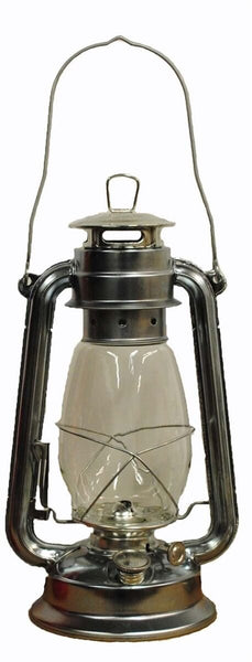 Shop4Omni Silver Hurricane Kerosene Oil Lantern Emergency Hanging Light/Lamp - 12 Inches