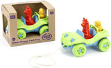 Green Toys Dune Buggy Pull Toy - Made in USA from Recycled Plastic
