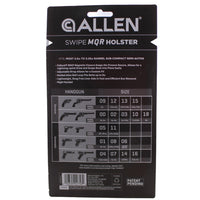 Allen Company Swipe MQR Handgun Holster, OWB Gun Holster with Magnetic Lock - Black