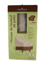 Outdoor Patio Lounge Wicker Chair Furniture Cover 38"W x 34"D x 31"H - Beige