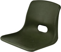 Shoreline Marine Jon Boat Seat Hard Seat for Fishing Boat - Green / Olive