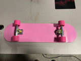 Damaged Shop4Omni Full Size Maple Deck Skateboard - Pink Deck and Wheels