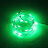 Perfect Holiday Battery Powered 7 Ft Copper String of 20 LED Fairy Lights