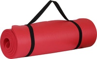 Yoga mat 72" X 24" - Extra Thick Exercise Mat - with Carrying Strap for Travel Yoga Mat - by Saganizer