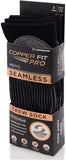 Copper Fit Men’s Compression Sports Crew Socks 2 Pairs Per Pack