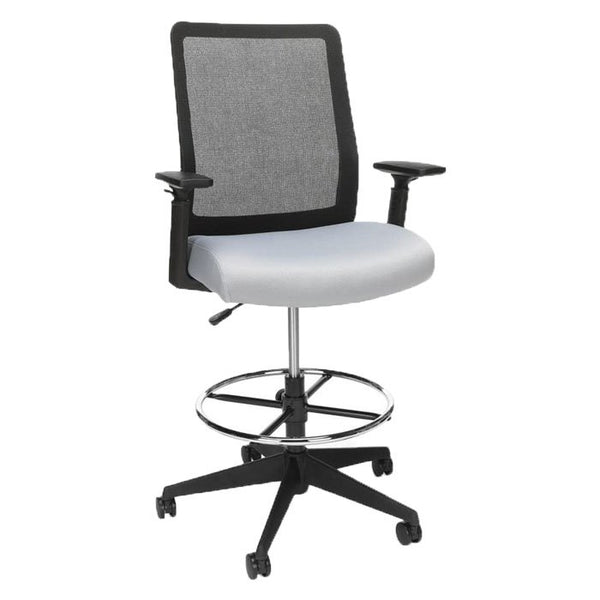 HON Basyx Biometryx Commercial-Grade Mesh Back Stool Task - Grey