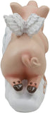 Ebros When Pigs Fly Hog Heavens Flying Pig with Angel Wings On Cloud 9 Statue 4" Long Small Animal Collectible