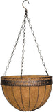 Gardman R423 Victorian Hanging Basket with Coco Liner, Antique Copper, 14" Diameter