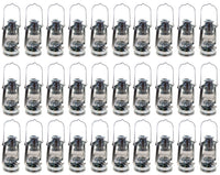 Shop4Omni Lot of 30-8 Inch Silver Hurricane Kerosene Oil Lantern Hanging Light/Lamp