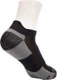 Copper Fit Mens Pro Walking LowCut Socks (Black, Large)