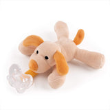 Babalou Hush Plush Cute Baby Pacifier Clip