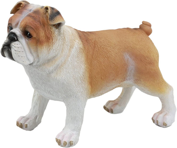 Ebros Wilfred The English Bulldog Statue 8" L Adorable Bulldog Decorative Figurine Sculpture