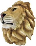 DWK African Lion Head Mount Wall Statue Bust Leo