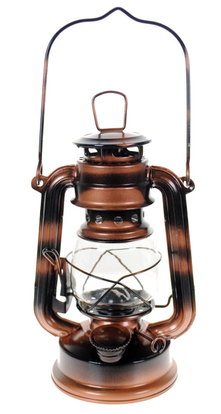 Shop4Omni Rustic 7 Inch Kerosene Lantern Wedding Centerpiece - Vintage Brass