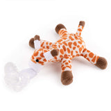 Babalou Hush Plush Cute Baby Pacifier Clip
