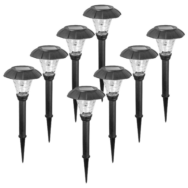 Westinghouse 8 Pack of Plastic Solar Path Lights - REFURBISHED