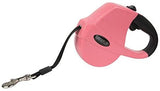 Easy Stop Retractable Leash - Medium 16' in Pink