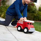 Green Toys Fire Truck - Toy Red Firetruck - Made in USA from Recycled Plastic