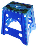 Blue Butterfly Sturdy 15 Inch Foldable Plastic Garden Step Stool