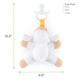Babalou Hush Plush Cute Baby Pacifier Clip