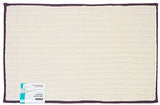 Harman 20 x 32 Inch Ribbed Reversible Microfiber Bath Mat - Purple and Natural