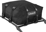Coleman Water Resistant Roof Top Rack Cargo Carrier - for Vehicles with and Without Rails - All Weather Storage Bag - Black