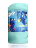 Pixar Finding Dory Mug and Snug Set. Traveler Mug & Cozy Fleece Throw
