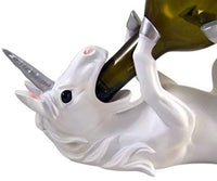 Magical Purity Unicorn Wine Bottle Holder Display Rack Stand Decorative Kitchen Statue For Wine Lovers Home