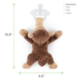 Babalou Hush Plush Cute Baby Pacifier Clip