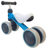 MotoTod Mini Baby Toddler Balance Bike for Ages 10 Months to 2 Years - Blue