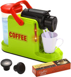 JOYIN 36 Pieces Kids Play Kitchen Accessories with Toy Coffee Maker and Toaster Machine Kitchen Pretend Food Play Set Toys for Toddlers