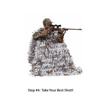 Ameristep Snow Hunter 3-D Chair and 3-D Cover System, Realtree APS