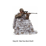 Ameristep Snow Hunter 3-D Chair and 3-D Cover System, Realtree APS