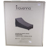 Ravenna Patio Day Chaise Cover Outdoor Lounge Couch Furniture - 66 x 35 x3  Inch