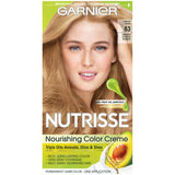 Garnier Nutrisse Nourishing Hair Color Creme, 83 Medium Golden Blonde (Cream Soda) (Packaging May Vary)