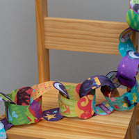 Wee Believers 7 Days of Creation Full Color 24 Foot Paper Chain Activity Set